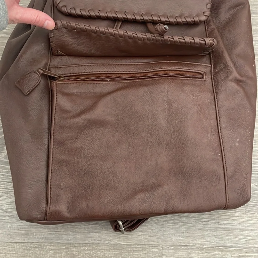 Brown Backpack